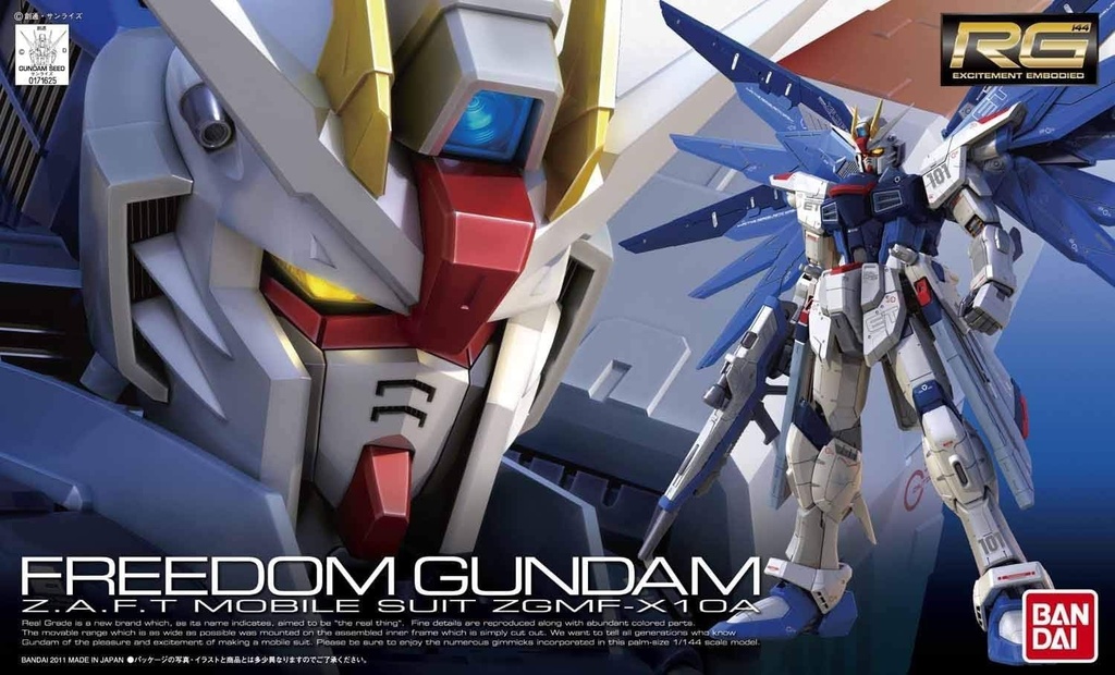 RG GUNDAM FREEDOM 1/144