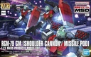 Hg Gm Shoulder Cannon / Missile Pod 1/144