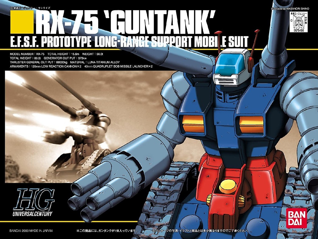 HGUC GUNTANK 1/144 (caja dañada)